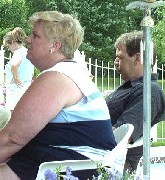 Brenda Lu Dorrough Bettler, John Bettler (family reunion at Georges )